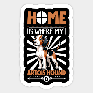 Home is with my Artois Hound Sticker